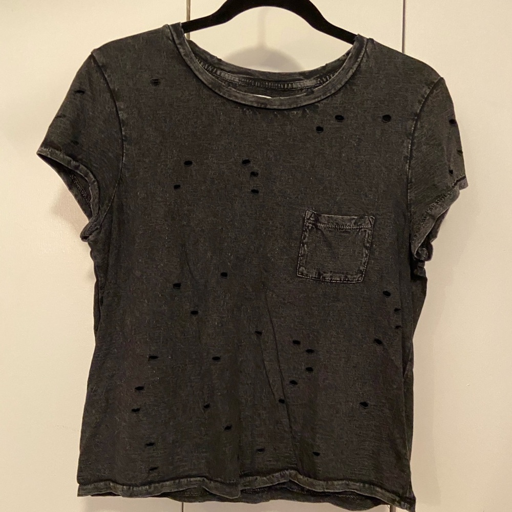 American Eagle ripped shirt